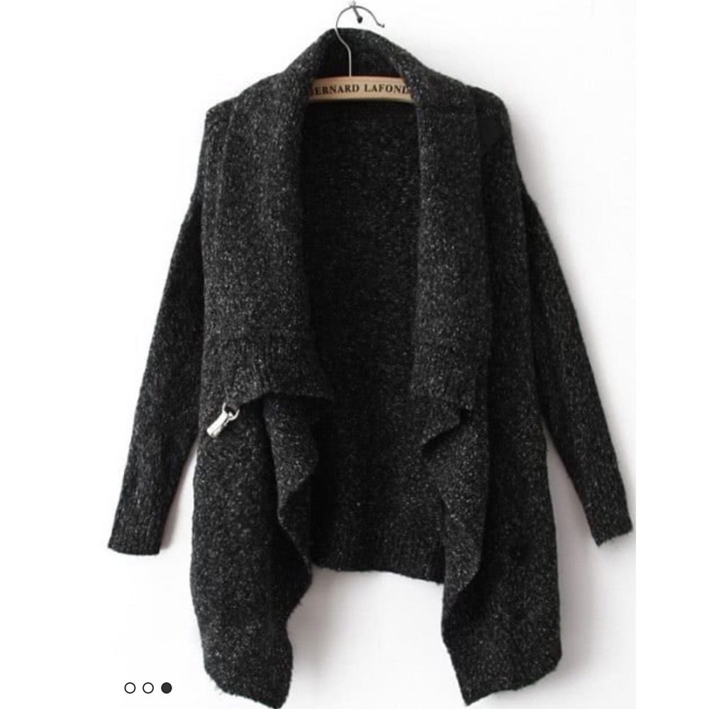 Open Cardigan (with latching buttons to close)